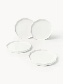 Platos postre de porcelana Angoli, 4 uds.