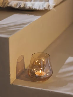 Portavelas artesanales Luster, 3 uds.