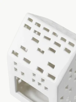 Portavelas casita de cerámica Urbania Classical