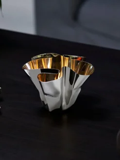 Portavelas de vidrio artesanal Drip