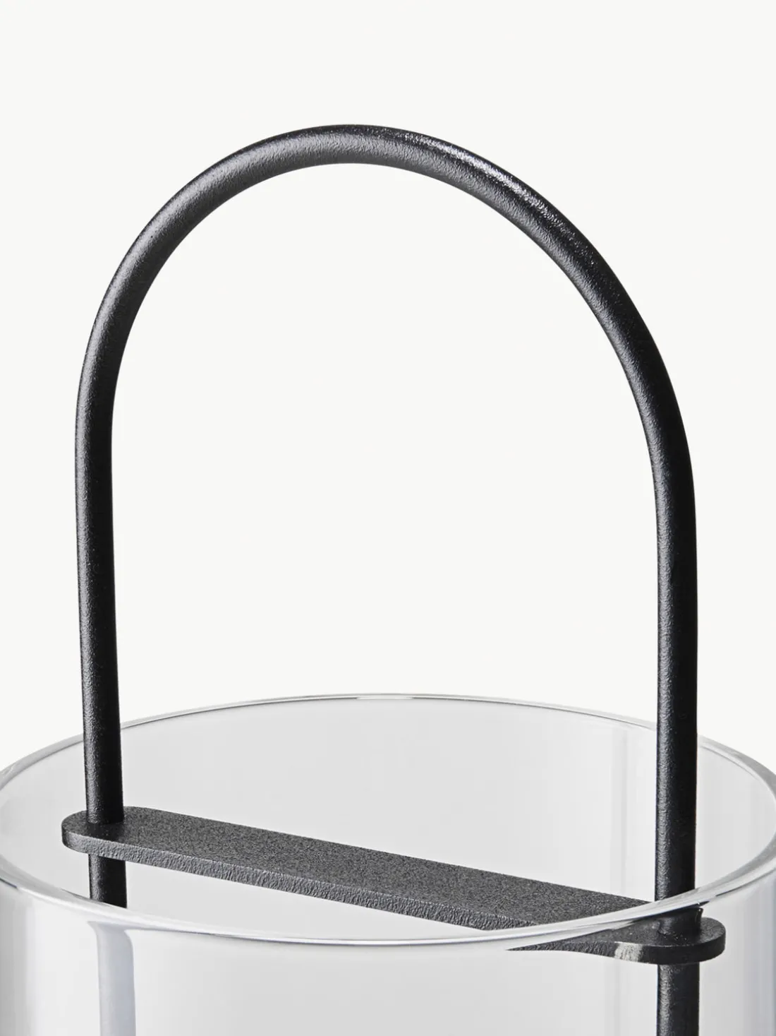 Portavelas de vidrio soplado Arc