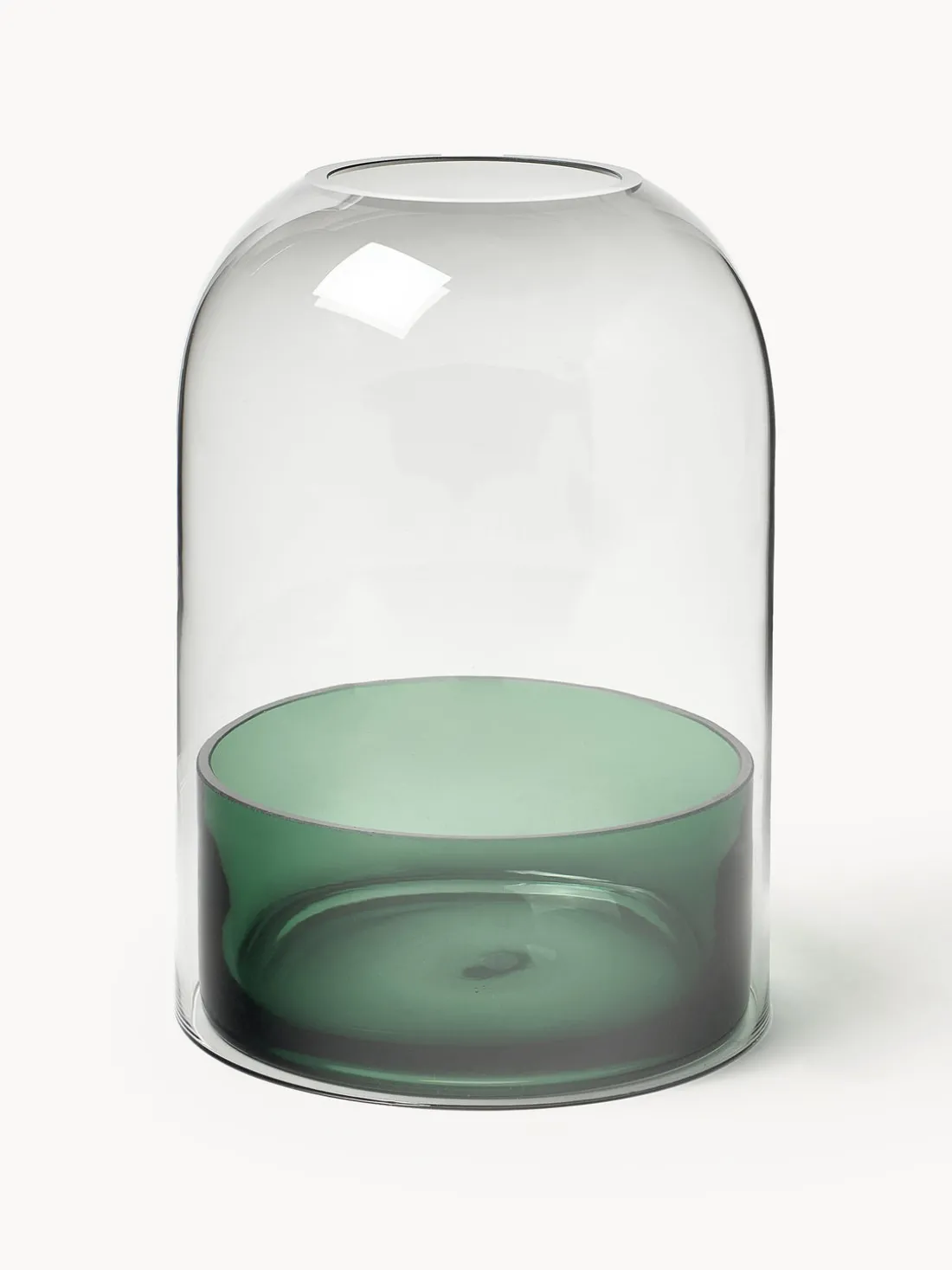 Portavelas de vidrio Tota