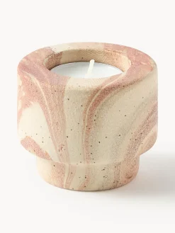 Portavelas en look mármol Kiko, 2 uds.