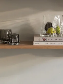 Portavelas soplado artesanalmente Gry