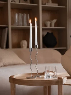 Portavelas soplado artesanalmente Gry