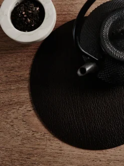 Posavasos de cuero redondos Hot