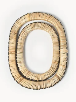 Posavasos de ratán y madera de mango Weave, 2 uds.