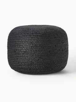 Puf artesanal de yute Bono