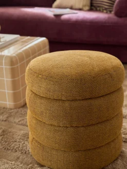 Puf con espacio de almacenamiento Alto