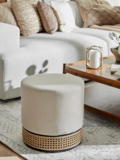 Puf con tejido vienés Mara