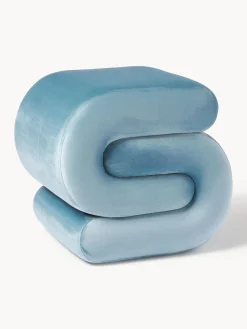 Puf de terciopelo Merle