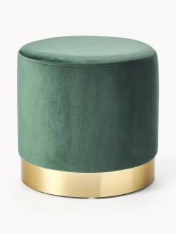 Puf de terciopelo Orchid