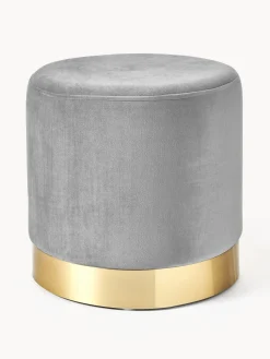 Puf de terciopelo Orchid