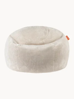 Puf infantil artesanal de pana Flora