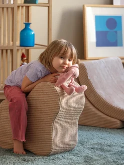 Puf infantil artesanal de pana Cloud