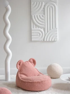 Puf infantil de borreguillo Bear