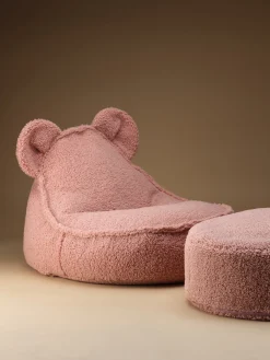 Puf infantil de borreguillo Bear