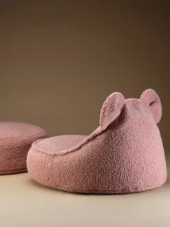 Puf infantil de borreguillo Bear