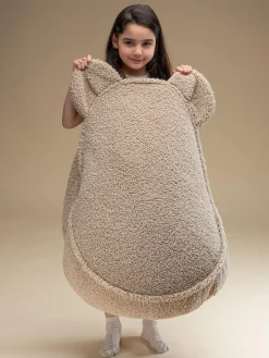 Puf infantil de borreguillo Bear