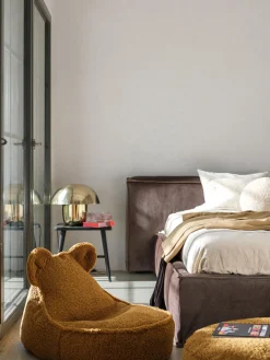 Puf infantil de borreguillo Bear