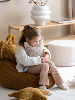 Puf infantil de borreguillo Bear