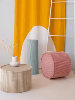 Puf infantil de pana Sugar, Ø 40 cm