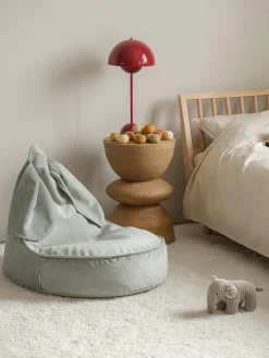 Puf infantil de terciopelo Bunny