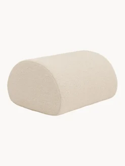 Puf para exterior en tejido bouclé Rouli