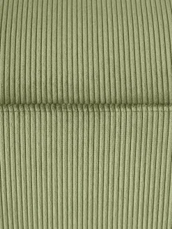 Puf reposapiés de pana grande Melva, 116 x 42 cm