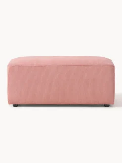 Puf reposapiés de pana Melva, An 99 x F 42 cm