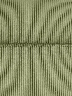 Puf reposapiés de pana Melva, An 99 x F 72 cm