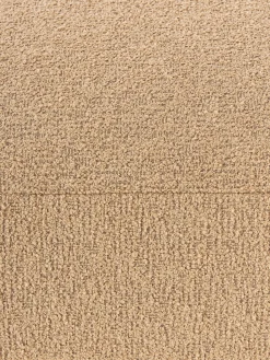 Puf reposapiés en tejido bouclé Sofia