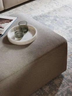 Puf reposapiés grande Melva, 116 x 72 cm