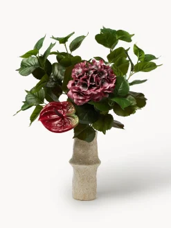 Ramo de flores artificiales Velvet Rouge