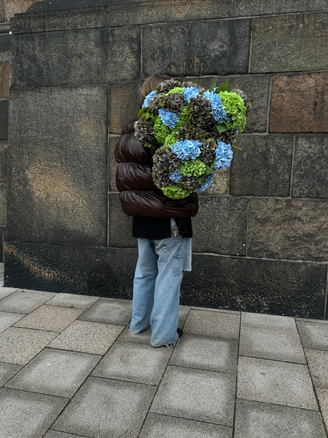 Ramo de flores artificiales Hydrangea