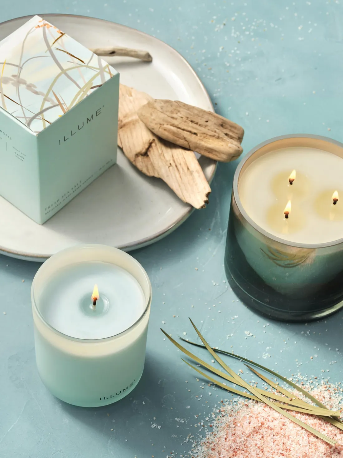 Recambio de vela perfumada Refill (jazmín y brisa marino salado)