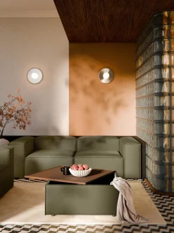 Reposapiés puf con espacio de almacenamiento Lennon