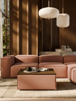 Reposapiés puf con espacio de almacenamiento Lennon