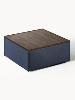 Reposapiés puf con espacio de almacenamiento Lennon