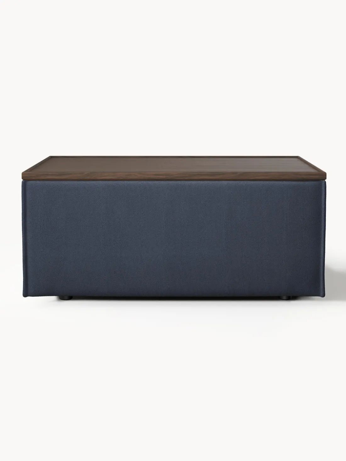 Reposapiés puf con espacio de almacenamiento Lennon