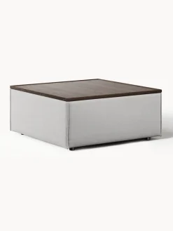 Reposapiés puf con espacio de almacenamiento Lennon