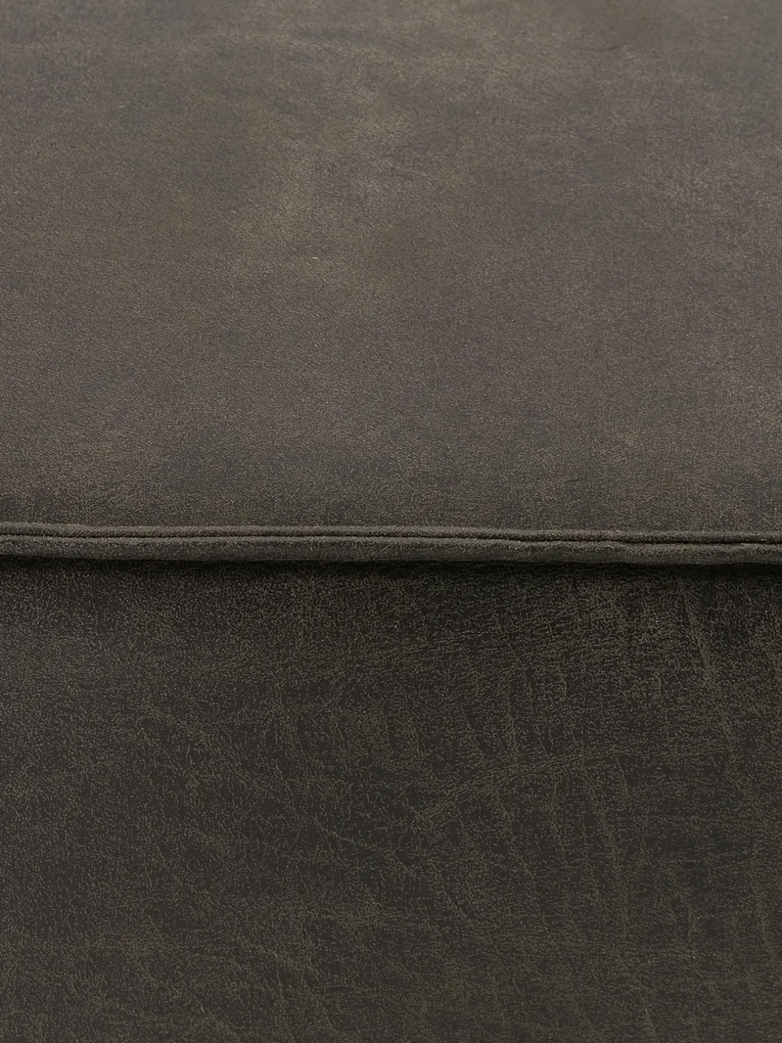 Reposapiés puf de cuero reciclado Lennon