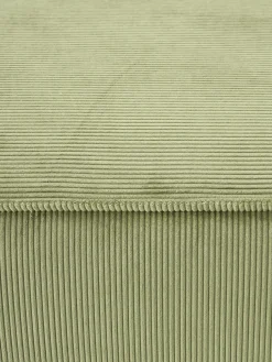 Reposapiés puf de pana Lennon