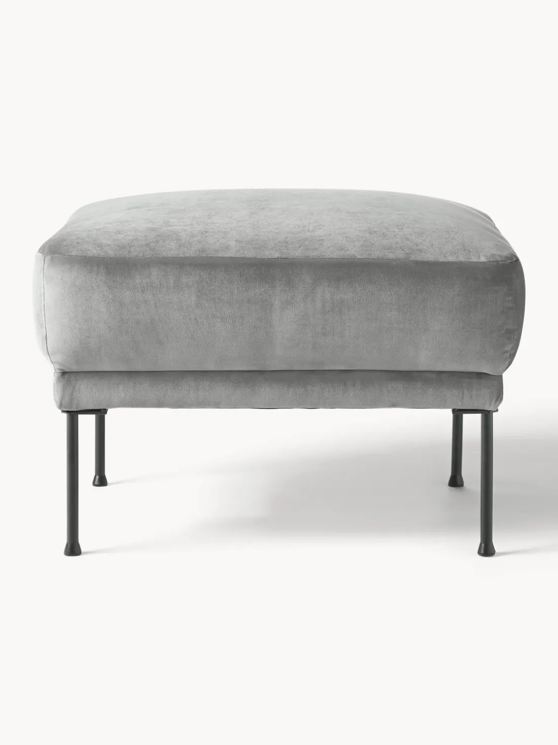 Reposapiés puf de terciopelo Fluente