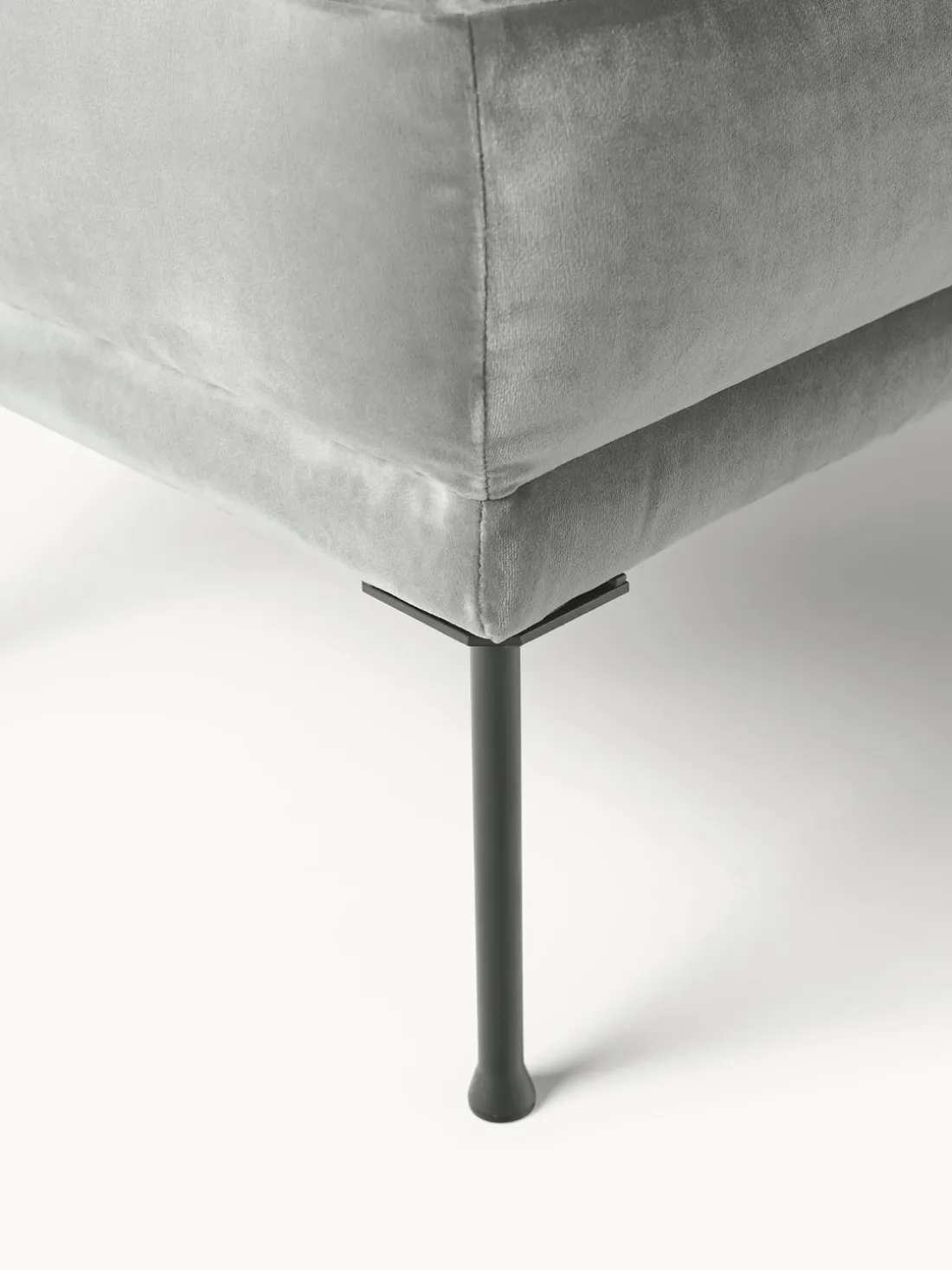 Reposapiés puf de terciopelo Fluente