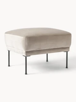 Reposapiés puf de terciopelo Fluente