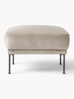 Reposapiés puf de terciopelo Fluente