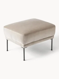 Reposapiés puf de terciopelo Fluente