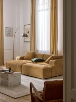 Reposapiés puf grande Melva, 116 x 42 cm