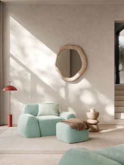 Reposapiés puf Wolke